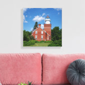 ビッグベイライトハウスのキャンバス印刷 キャンバスプリント (インサイチュ (リビング))