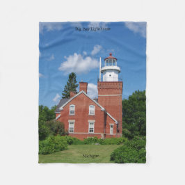 ビッグベイライトハウスブランケット フリースブランケット