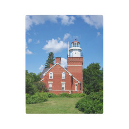 ビッグベイライトハウスメタルウォールアート メタルプリント