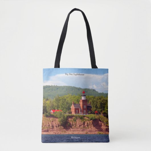 ビッグベイライトハウス水からバッグ中 トートバッグ (正面)