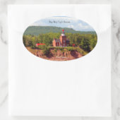 ビッグベイライトハウス水シール 楕円形シール (バッグ)