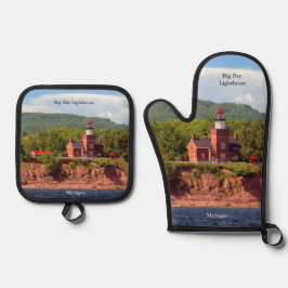 ビッグベイライトハウス 鍋つかみ&鍋敷きセット