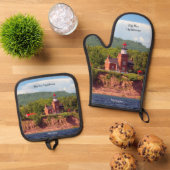 ビッグベイ灯台 鍋つかみ&鍋敷きセット (トップダウン)