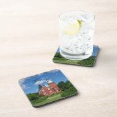 ビッグベイ灯台 6個セット プラスチック コースター (右側)