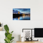 ビッグベンとウェストミンスター宮殿 ポスター (ホームオフィス)