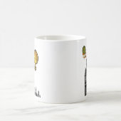 ビッグベンとヴィンテージ熱気球 コーヒーマグカップ (中央)