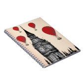 ビッグベンと赤の熱気球2 ノートブック (右側)