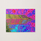 ビッグベンのサイケデリックなパズル ジグソーパズル (横)