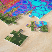 ビッグベンのサイケデリックなパズル ジグソーパズル (側面)