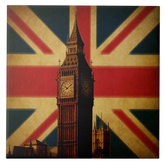 ビッグベンのタイル タイル (正面)