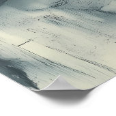 ビッグベンの下でロマンチックな雨の中を散歩 ポスター (角)