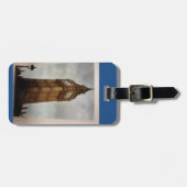 ビッグベンの名前をカスタムするおよび住所荷物のラベル ラゲッジタグ (正面横)