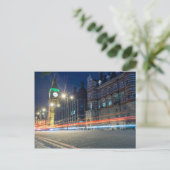ビッグベンの夜 |イギリス、ロンドン ポストカード (スタンド正面)