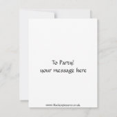 ビッグベンの招待状 招待状 (裏面)