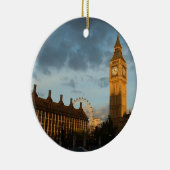 ビッグベンの時計のオーナメント セラミックオーナメント (右)