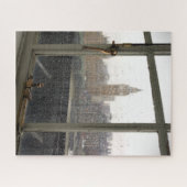 ビッグベンの雨の日のビュー – 16x20 - 520 pc ジグソーパズル (横)