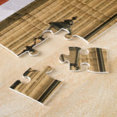 ビッグベンの電話ボックスと塔 ジグソーパズル (側面)