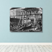 ビッグベンを壊す キャンバスプリント (インサイチュ (ウッドフロア))