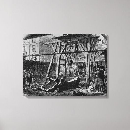 ビッグベンを壊す キャンバスプリント (正面)