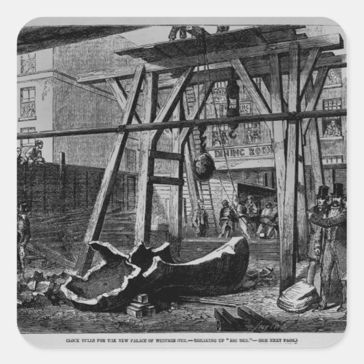 ビッグベンを壊す スクエアシール (正面)