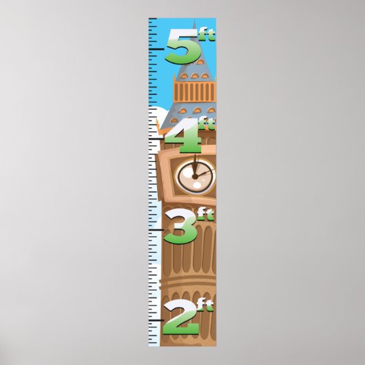 ビッグベンウェストミンスタークロックタワー ポスター (正面)