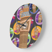 ビッグベンウェストミンスタークロックタワー ラージ壁時計 (傾斜)