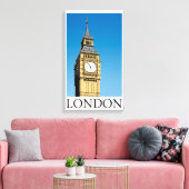 ビッグベンクロックタワー キャンバスプリント (インサイチュ (リビング))