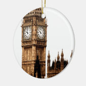 ビッグベンタワーロンドンシティ統一された王国 セラミックオーナメント (左)