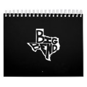 ビッグベンドウェストテキサス州ハイキングレトロヴィンテージ カレンダー (カバー)