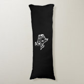 ビッグベンドウェストテキサス州ハイキングレトロヴィンテージ ボディピロー (正面縦)