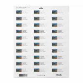 ビッグベンドテキサス州ナショナルパークリオグランデ ラベル (フルシート)