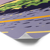 ビッグベンドナショナルパークチソスマウンテンズヴィンテージ ポスター (角)