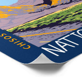 ビッグベンドナショナルパークチソスマウンテン動揺して ポスター (角)