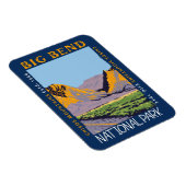 ビッグベンドナショナルパークチソスマウンテン動揺して マグネット (右側)