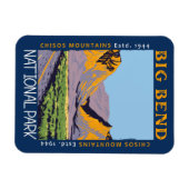 ビッグベンドナショナルパークチソスマウンテン動揺して マグネット (横)