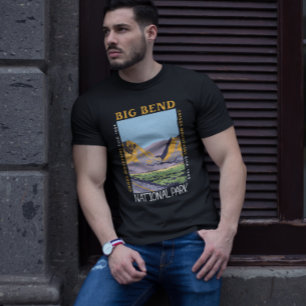 ビッグベンドナショナルパークチソスマウンテン動揺して Tシャツ