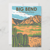 ビッグベンドナショナルパークチワフアンデザートヴィンテージ シーズンカード (正面)