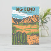 ビッグベンドナショナルパークチワフアンデザートヴィンテージ シーズンカード (スタンド正面)