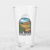 ビッグベンドナショナルパークチワフアンデザートヴィンテージ タンブラーグラス (裏面)