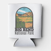 ビッグベンドナショナルパークチワフアンデザートヴィンテージ 缶クーラー (正面)