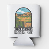 ビッグベンドナショナルパークチワフアンデザートヴィンテージ 缶クーラー (裏面)