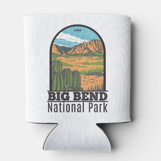 ビッグベンドナショナルパークチワフアンデザートヴィンテージ 缶クーラー (裏面)