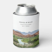 ビッグベンドナショナルパーク結婚式の引き出物カスタム 缶クーラー (缶正面)