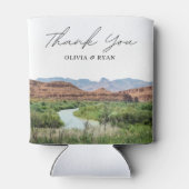 ビッグベンドナショナルパーク結婚式の引き出物カスタム 缶クーラー (裏面)