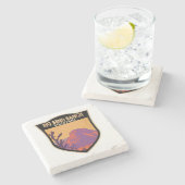 ビッグベンドランチ州パークテキサス州ヴィンテージ ストーンコースター (横)