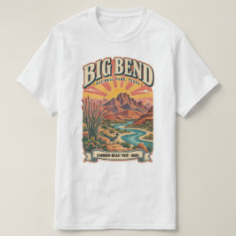 ビッグベンド国立公園の個人化デザイン Tシャツ