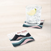 ビッグベンド国立公園カラーヒルズ スクエアペーパーコースター (インサイチュ)