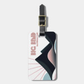 ビッグベンド国立公園カラーヒルズ ラゲッジタグ (正面縦)