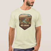 ビッグベンド国立公園シールド Tシャツ (正面)