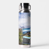 ビッグベンド国立公園テキサス州パーソナライズ写真 ウォーターボトル (背面)